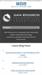 Mobile Screenshot of gaiaresources.com.au