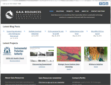 Tablet Screenshot of gaiaresources.com.au